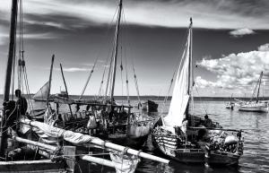 Sleepy Dhow Boats Zanzibar