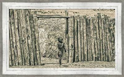 Maasai Girl Toddler Child Africa 4313